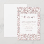 Een lieve aankomst dank je wel kaart (Voorkant / Achterkant)