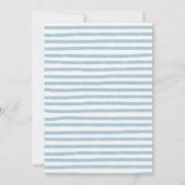 Een lieve baby jongen is onderweg Laundry Blue Kaart (Achterkant)