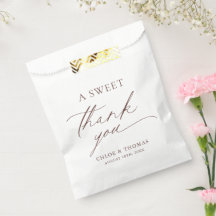 Een lieve bedankje zwart & wit minimalist