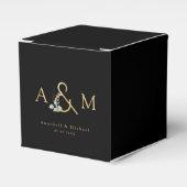 Een lieve dank! Eucalyptus Ampersand Box Bedankdoosjes (Voorkant Zijde)