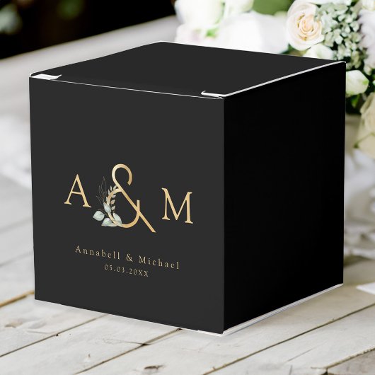Een lieve dank! Eucalyptus Ampersand Box Bedankdoosjes