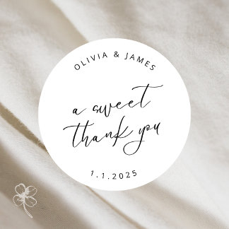 Een lieve dank Stickers