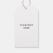 Een lieve dank u bruiloft of Vrijgezellenfeest gun Cadeaulabel (Achterkant)