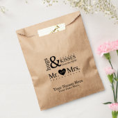 Een lieve dank u favoriete tassen, bruiloft gunste bedankzakje (Gezegeld)