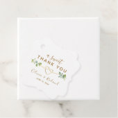 Een lieve dank u gouden bruiloft gunst Labels (In situ)