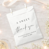 Een lieve dank u Vrijgezellenfeest Bedankzakje (Geknipt)