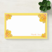 Een lieve gele dank je wel Kantoor post het notiti Post-it® Notes (Kantoor)