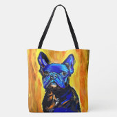 Een lieve jongen Canvas tas (Achterkant)