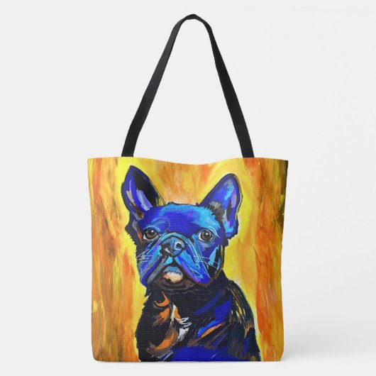 Een lieve jongen Canvas tas (Achterkant)