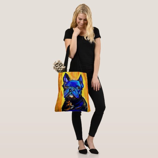 Een lieve jongen Canvas tas (Op model)