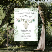 Een lieve kleine baby kleding Baby shower welkom Poster