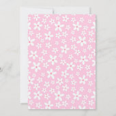 Een lieve kleine een aardbeien Baby shower Kaart (Achterkant)