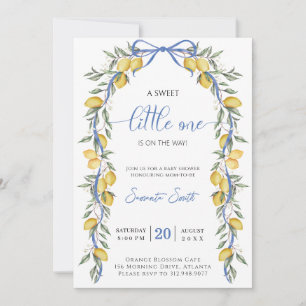 Een lieve kleine een citroen Baby shower Uitnodigi Kaart