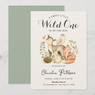 Een lieve kleine wilde Boho Woodland Dieren