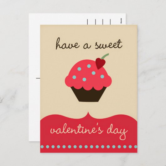 Een lieve Valentijnsdag! Grappig Briefkaart (Voorkant / Achterkant)