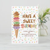 Een lieve verjaardag kaart (Staand voorkant)