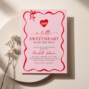 Een lieve verjaardags Valentijns babyfeestje Kaart