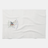 ‘Een lieve vriendschap’ Bijbelvers Waterverf Bird Theedoek (Horizontaal)