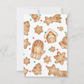 Een lieverd is onderweg naar het Baby shower Bedankkaart (Achterkant)