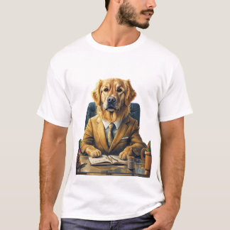 Een life coach nodig? Je Golden Retriever heeft je T-shirt