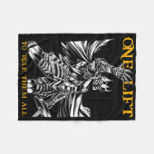 Een lift om ze allemaal te regeren Gym Gewichtheff Fleece Deken (Voorkant (Horizontaal))