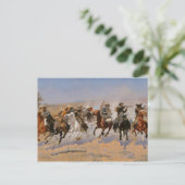 Een liggend streepje voor het hout briefkaart (Staand voorkant)