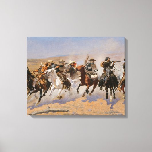 Een liggend streepje voor het hout canvas afdruk (Voorkant)