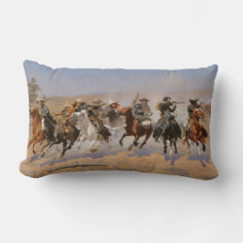 Een liggend streepje voor het hout kussen