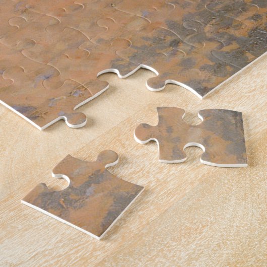 Een liggend streepje voor het hout legpuzzel (Zijkant)