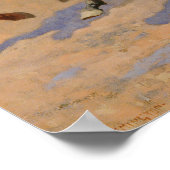 Een liggend streepje voor het hout poster (Hoek)