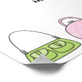 Een lijn van het Poster van Aankopen/Druk (Hoek)