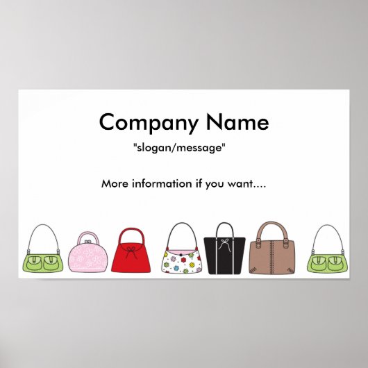 Een lijn van het Poster van Aankopen/Druk (Voorkant)