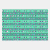 Een Lijst-cadeauverpakking voor feestdagen Inpakpapier Vel (Voorkant 3)