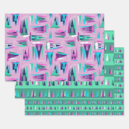 Een Lijst-cadeauverpakking voor feestdagen Inpakpapier Vel