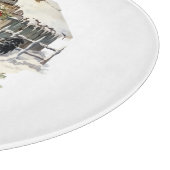 Een lijst maken Chicken It Twice Country Christmas Snijplank (Hoek)