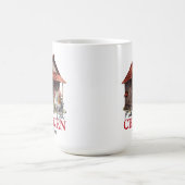 Een lijst maken Chicken it Twice Funny Christmas Koffiemok (Center)