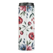 Een Lijst van rood en blauw Thermosbeker (Achterkant)