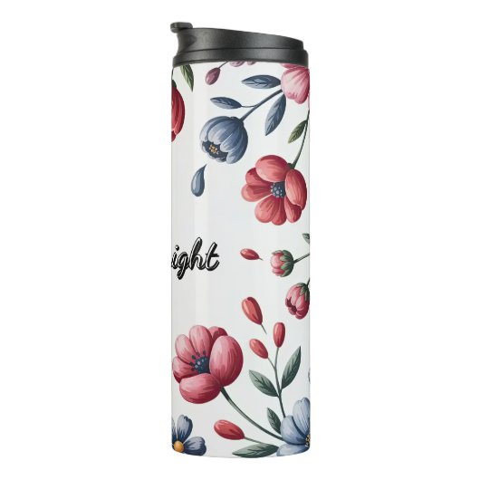 Een Lijst van rood en blauw Thermosbeker (Geroteerd rechts)