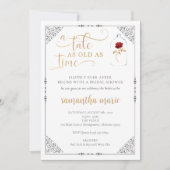 Een lijst zo oud als de showuitnodiging van de Bri Kaart (Voorkant)