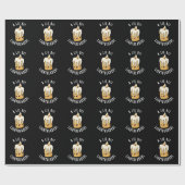 Een lil beetje licht hoofd grappig kaars puns donk cadeaupapier (Vlak)