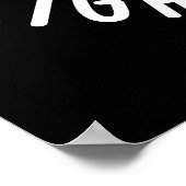 Een lil beetje licht hoofd grappig kaars puns donk poster (Hoek)