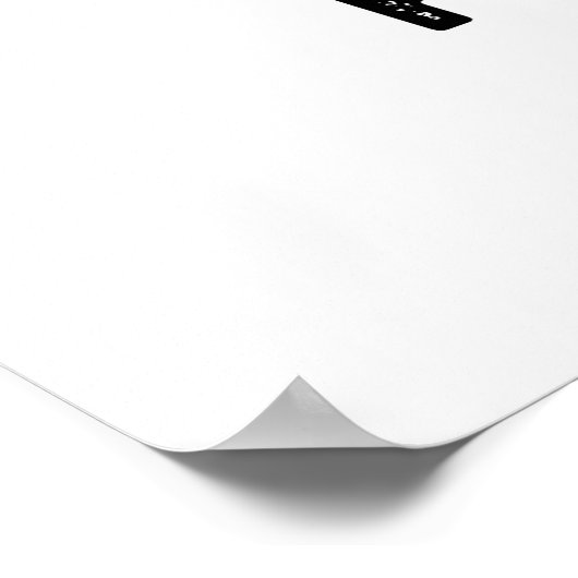 Een Lil Bit Flaky Funny Croissant Pastry Pun Poster (Hoek)