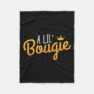 Een Lil Bougie Humor citaat Fleece Deken