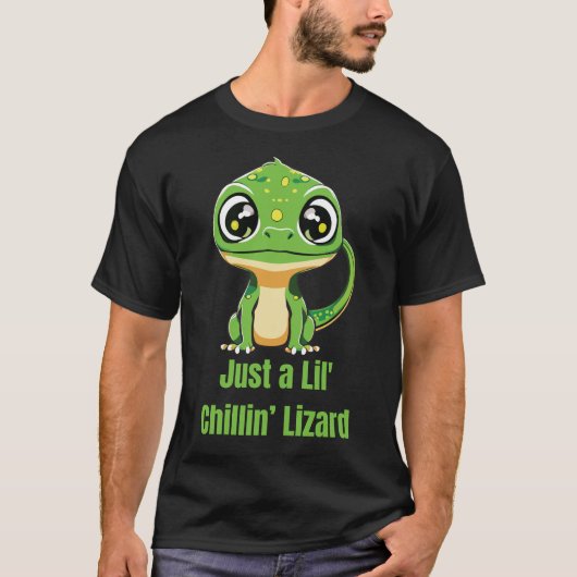 Een Lil' Chillin' Lizard T-shirt (Voorkant)