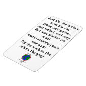 Een limerick voor liefdadigheid magneet (Linkerzijde)