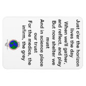 Een limerick voor liefdadigheid magneet (Horizontaal)