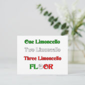 Één Limoncello Briefkaart (Staand voorkant)