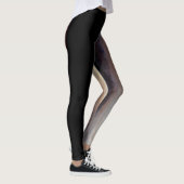 Een limpse blauwe Abstracte dansse Leggings (Rechts)