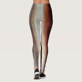 Een limpse blauwe Abstracte dansse Leggings (Achterkant)