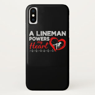 Een Lineman machtigt mijn hart Lineman Heart Case-Mate iPhone Case